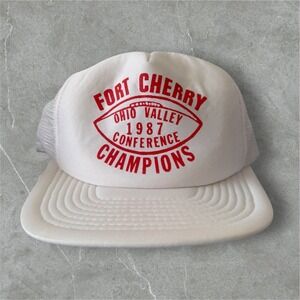 1987 Fort‎ Cherry Ohio Valley Conference Champions Football Trucker Hat  White